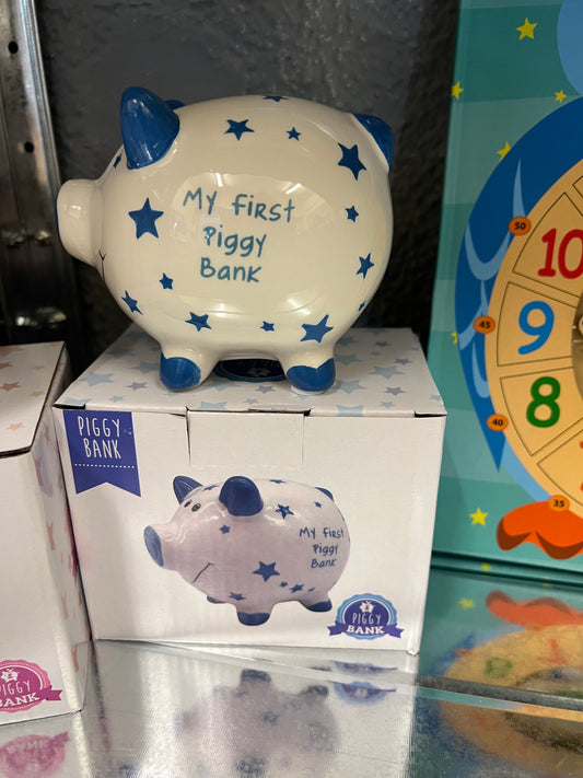 My first piggy bank