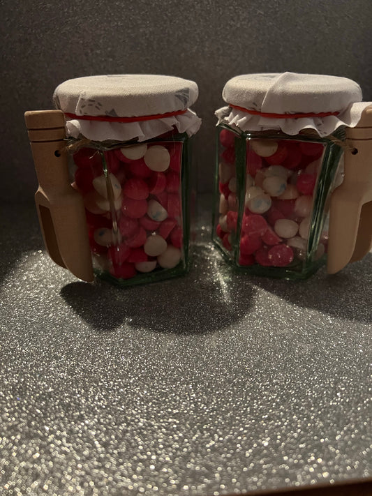 Strawberry & Cream Filled Wax Jars